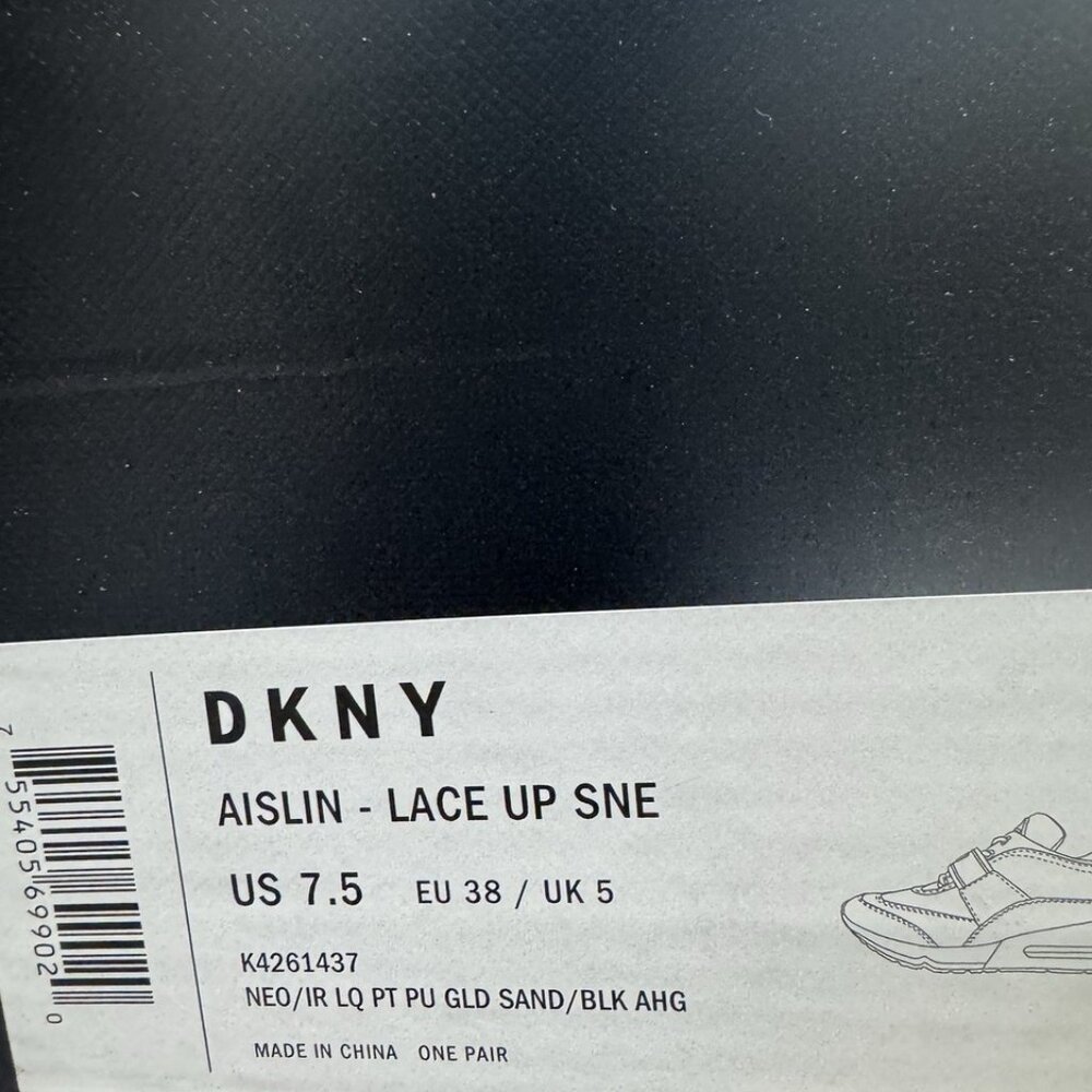DKNY Womens Aislin Sneakers Size 7.5 M - Picture 6 of 6
